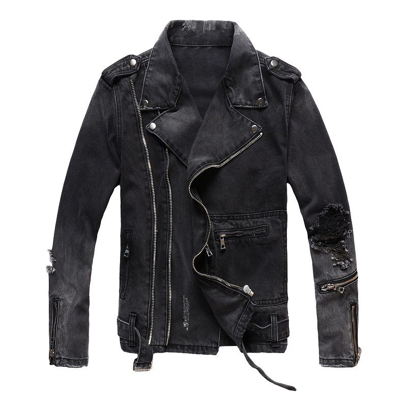 Mens High Street Jackets Fashion Denim Coat Black Blue Casual Hip Hop  Designer Jacket For Male Size M 4XL From Thenorthface01, $58.42 | DHgate.Com