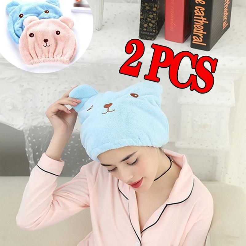 Cartoon Shower Cap Hair Dryer Cotton Bonnet Wrap Turban for Drying Hair for Sleeping Towel Towels Cartoon Shower Cap Hair Dryer Cotton Bonnet Wrap Turban for Drying Hair for Sleeping Towel Towels