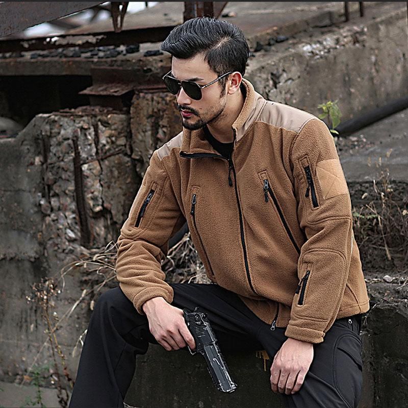 Mens Jackets Tactical Fleece Jacket 