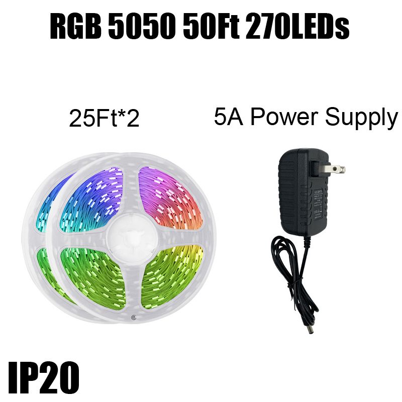 50Ft(25Ft*2) 270LEDs IP20