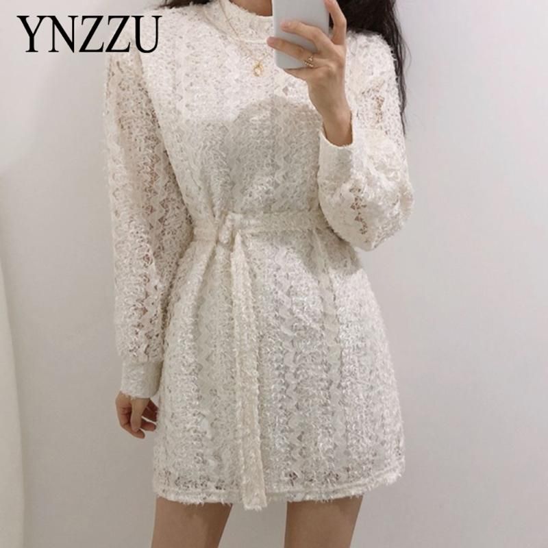 black lattice front flare sleeve lace sheath dress