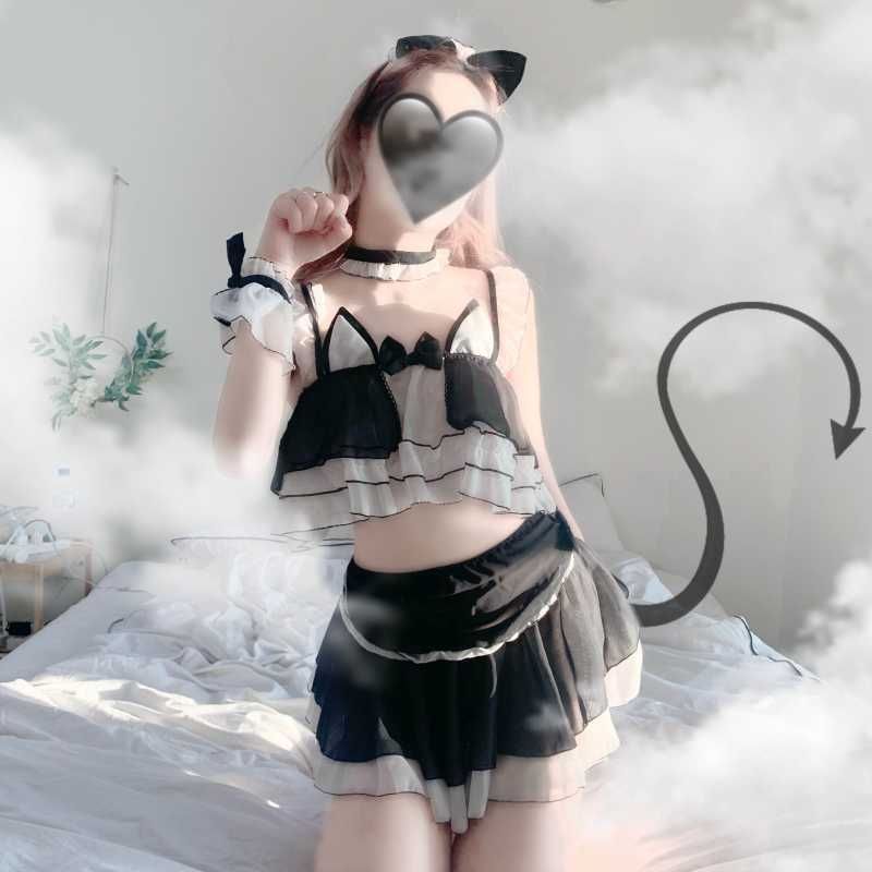 como el desayuno Hecho de Levántate Mujer de Diablo Cosplay disfraces anime ropa interior traje nueva lolita linda gato niña sexy criada como el desayuno Hecho de Levántate Mujer de Diablo Cosplay disfraces anime ropa interior traje nueva lolita linda gato niña sexy criada