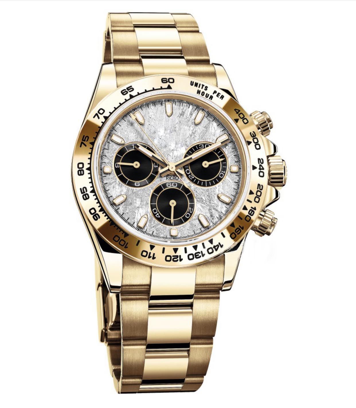 2021 Meester Horloge, Sportstijl, Saffierglas, Gouden Kast, Roestvrijstalen  Horlogeband, Automatische Mechanische Beweging, Opvouwbare Gesp, Horloges  Groothandel En Detailhandel Van Xiqi0804, 13,4 € |DHgate