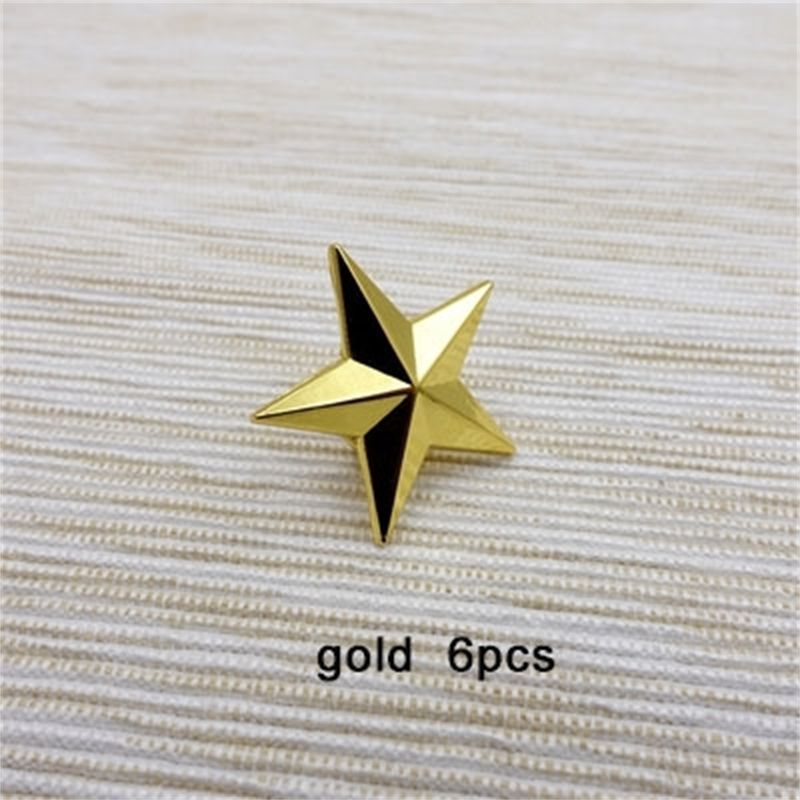 6pcs Gold