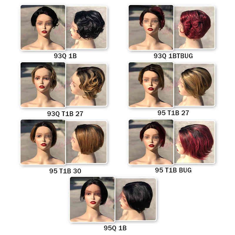 Pixie Cut Perücke-16 Zoll