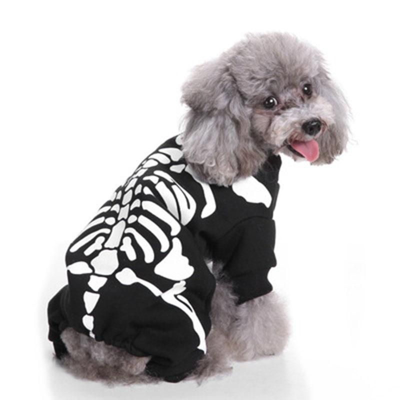 Ropa de perro Camisa de para mascotas de Halloween para perros pequeños Chaqueta de