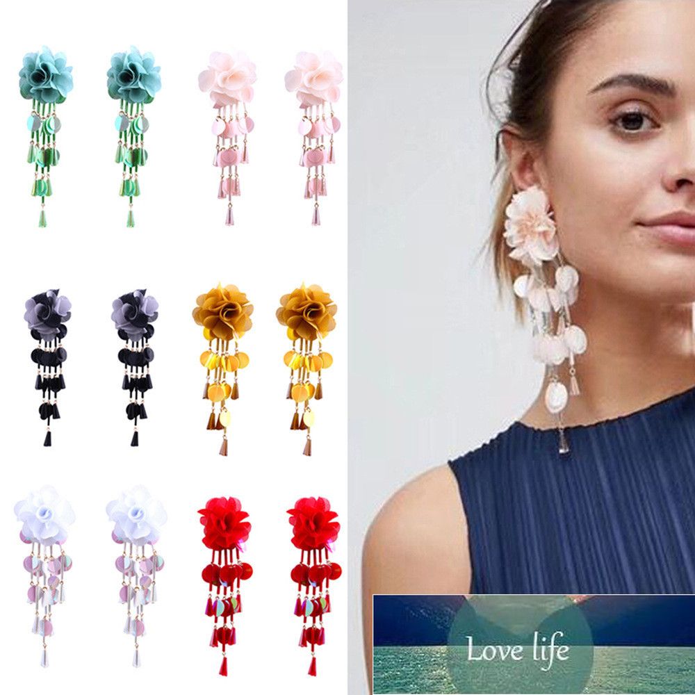 Sexemara Elegante Pendientes Colgantes De Moda De 6 Colores, Sexemara Elegante Pendientes Colgantes De Moda De 6 Colores,