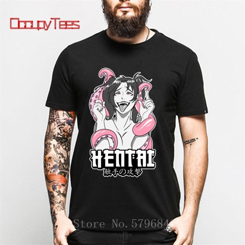Shirt Men Lewd Anime Girl Gift 