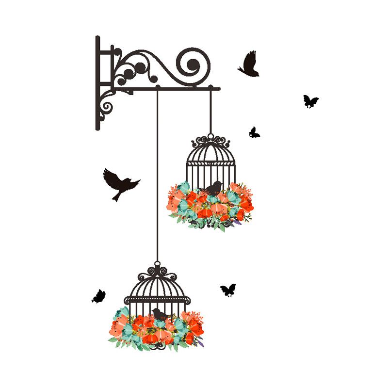 Bird Cage wall sticker