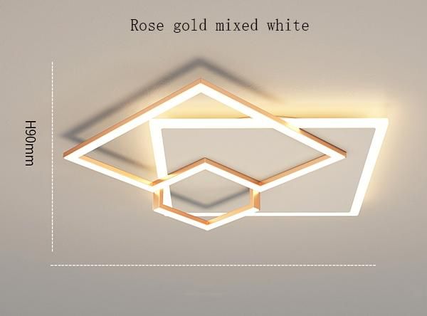 Rose Gold 40x40x9cm dimmbare Fernbedienung