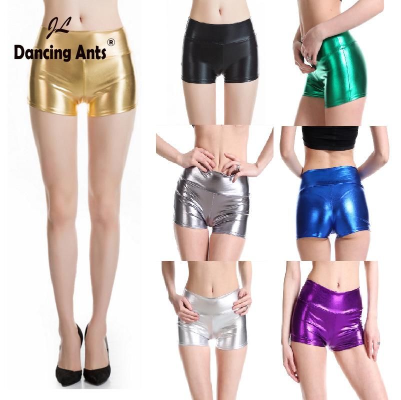 Compre Mujer Botín Pantalones Cortos Skinny Elástico Sexy Pantalones  Delgados De Estilo Europeo PU Sólido PU De Cuero Club De Cuero Danza Ropa  De Baile Corto Pantalones De Mujer A 14,42 €