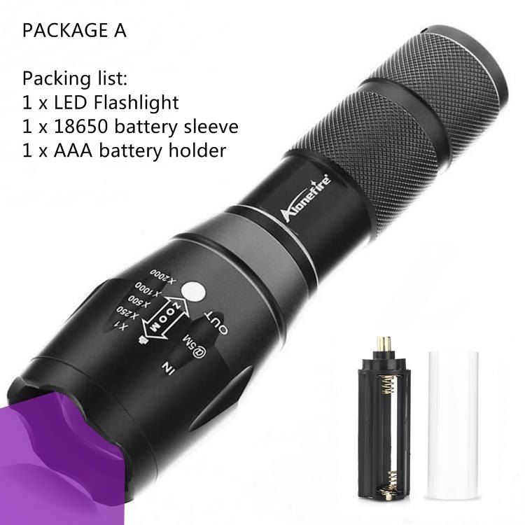 Uv Flashlight a-365nm