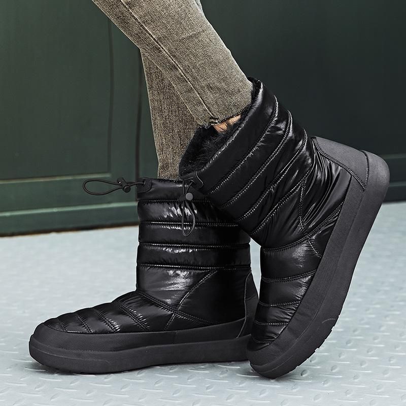 Compra Botas Invierno Sinfonía PU Impermeable Botas De Invierno Para Mujer  Combate Para Mujer Banda Elástica Zapatos De Peluche Barato | Entrega  Rápida Y Calidad | Es.Dhgate