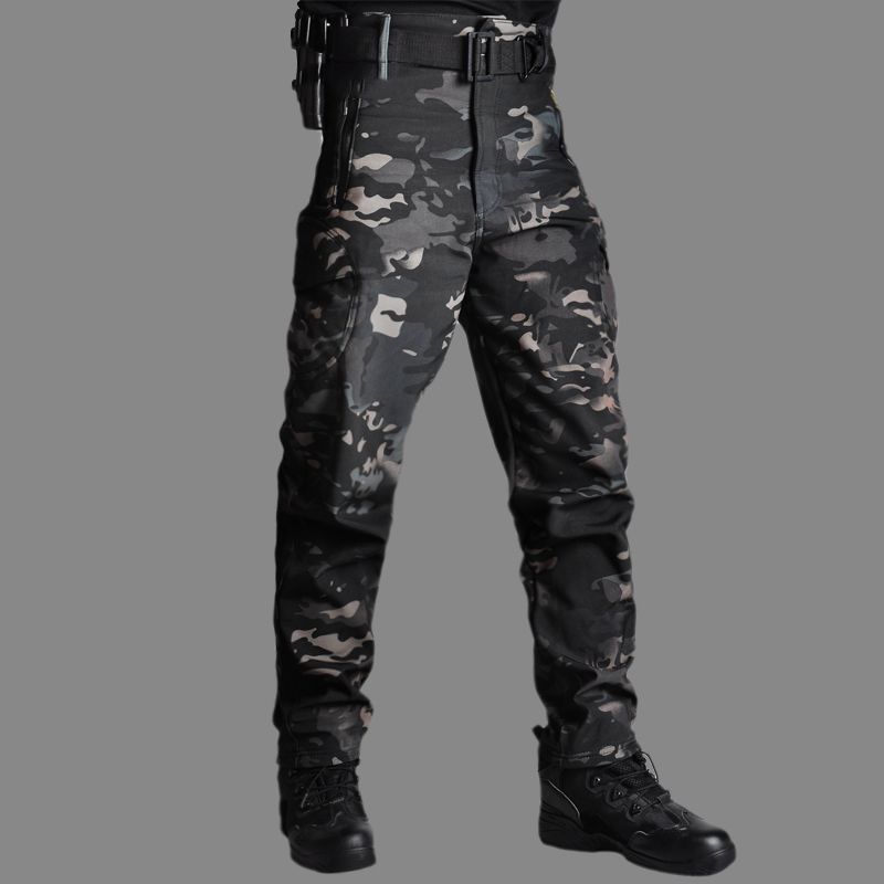 pantalon de camouflage noir