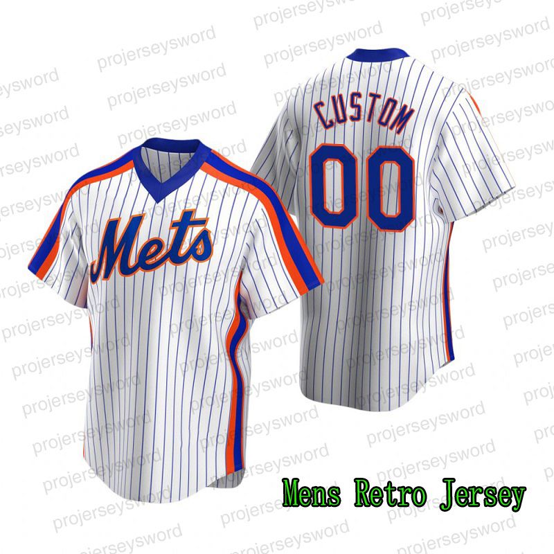 Chemise De Baseball à Manches Courtes Elite pour Homme JMING Maillot Baseball Homme Mets 18 Strawberry 20 Alonso Uniforme De Baseball pour Homme Jersey