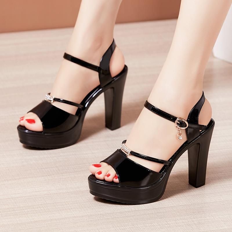 2019 Plus Size 32-43 Elegant High Heels Ankle-Strap Womens Shoes s Sandals Woman Red s,Pink,4 2019 Plus Size 32-43 Elegant High Heels Ankle-Strap Womens Shoes s Sandals Woman Red s,Pink,4