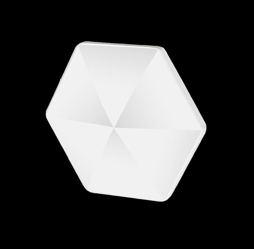 Blanc - hexagone