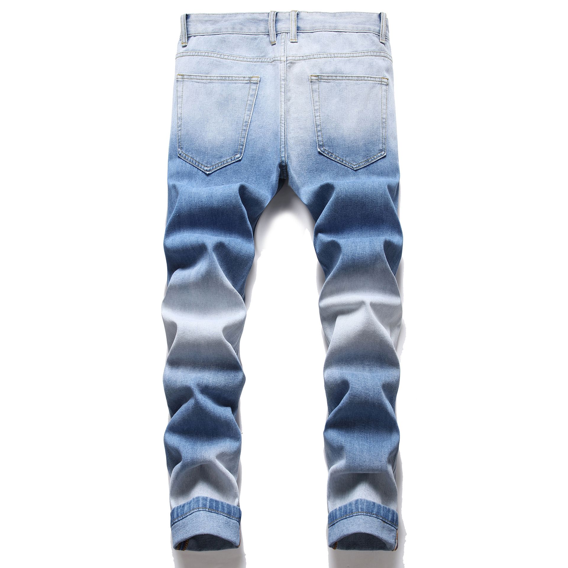 Compre Precio De Fábrica Destruye Roto Para Hombre Jeans Delgado Hole Denim  Pant MÁS TAMAÑO A 22,12 € Del Xmlongbida | Es.Dhgate.Com