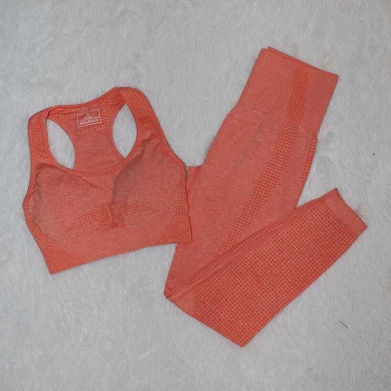 Orange Bra Set