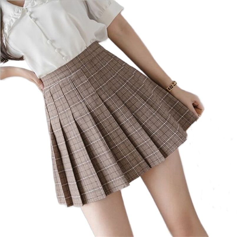 Compra Mujeres Altas Cintura Plisada Seguridad Seguridad Pantalones Cortos  Falda Sólido Pliegues Mini Faldas Estudiantes Señora Niñas Baile Fiesta Bar  Golf Deporte Saia 210706 Barato | Entrega Rápida Y Calidad | Es.Dhgate