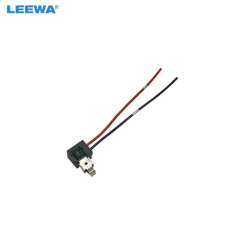 2Pcs Car H1 Fog Light Lamp Bulb Socket Extension Wire Harness Connector Auto
