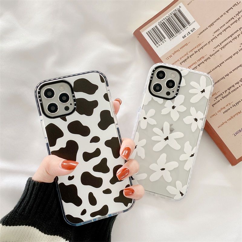 Cell Phone Cases Ins Capa De Celular Com Estampa De Vaca, Silicone Fofa Anti  Queda For Iphone 12pro Max 11 11pro Max Xr Xs Max 7 8 Plus Se2 From  Wlt_electronic1, $6.19 | DHgate.Com