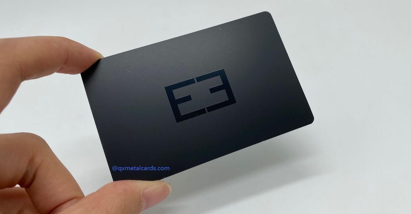 Kardart Spot UV Matt Metal Business Cards Files Electroplated Black Color  Hollow Out Logo As Your Requirement Deep Etching 85*54mm 0.5mm Thickness  From Qianxumetalcards, $1.9 | DHgate.Com
