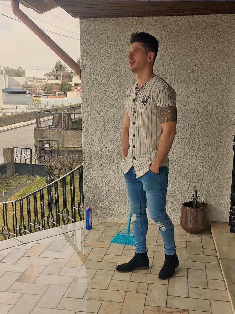 mens short sleeve baseball shirts