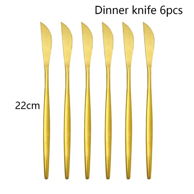 6Pcs Dinner Knife