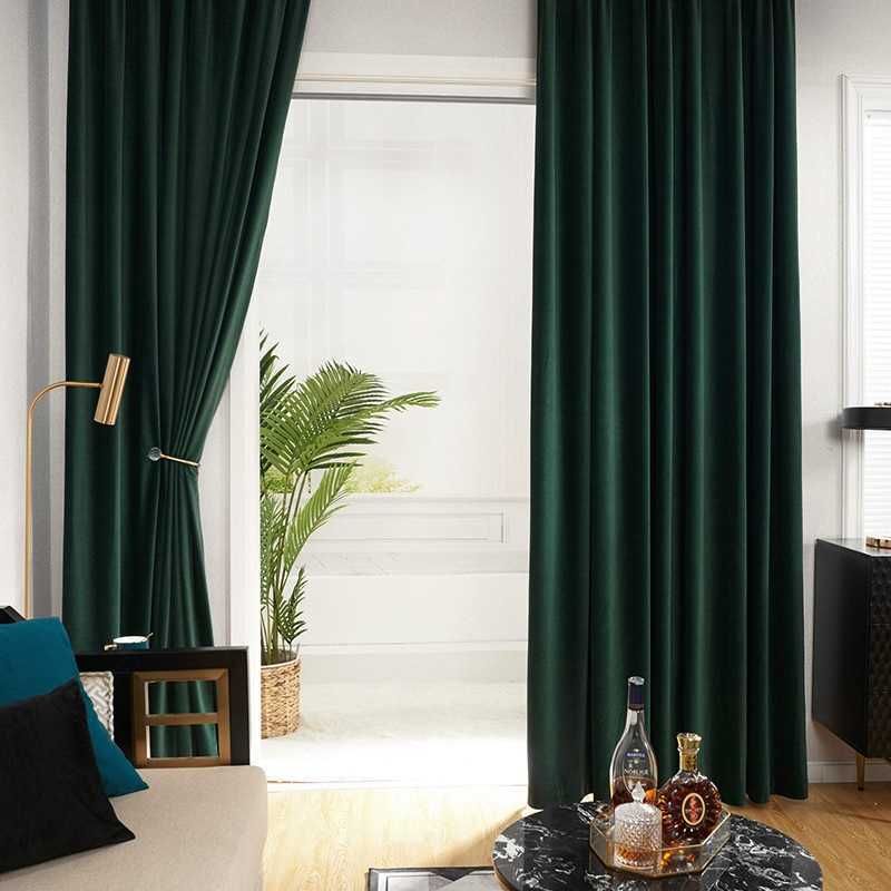 Olive Green Curtain