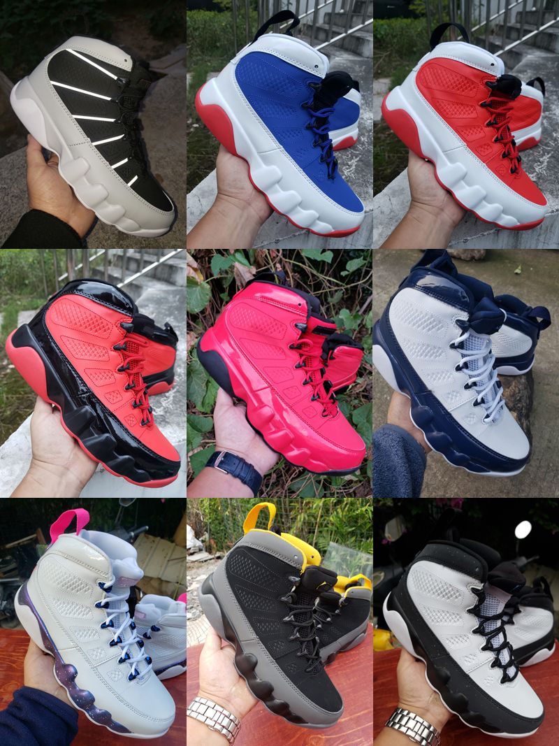 9 9s JUMPMAN Men Basketball Shoes Bred 