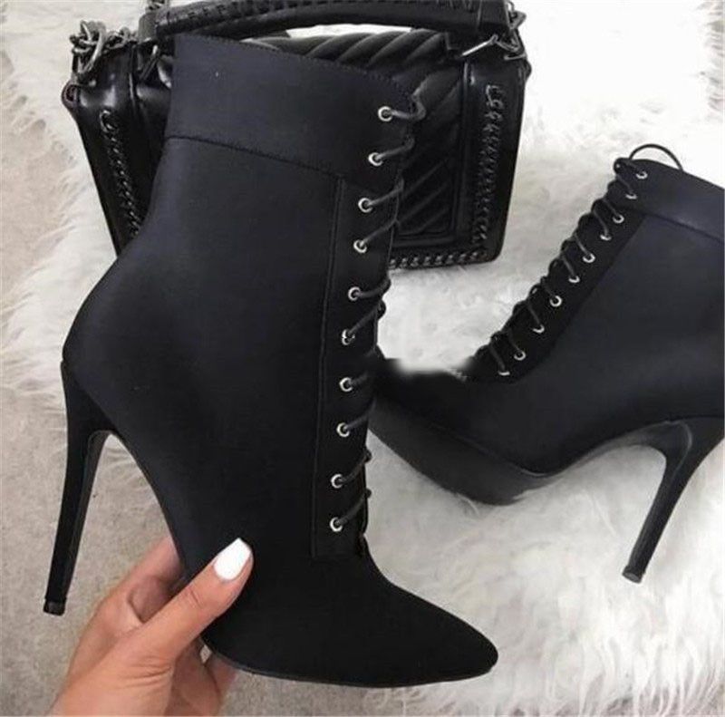 Women Elegant Pointed Toe Stiletto High 