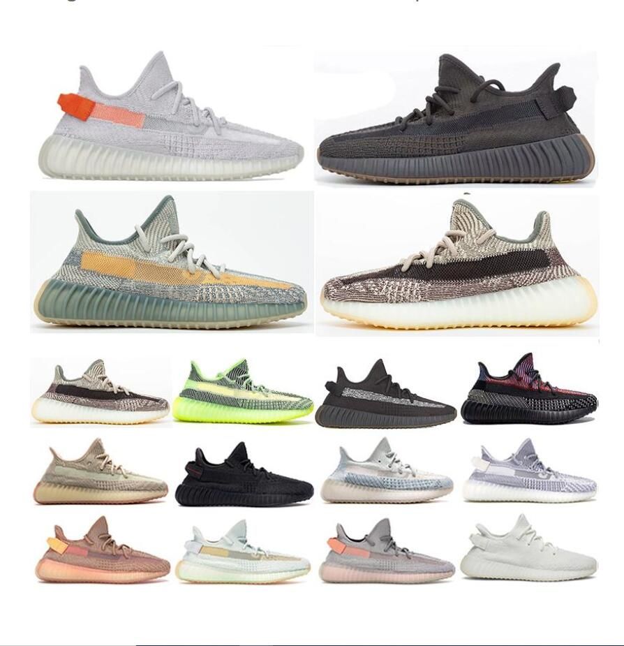 Hoge kwaliteit mannen vrouwen schoenen kanye west sport sneakers sintel  linnen lsrafil oreo sesam v2 run
