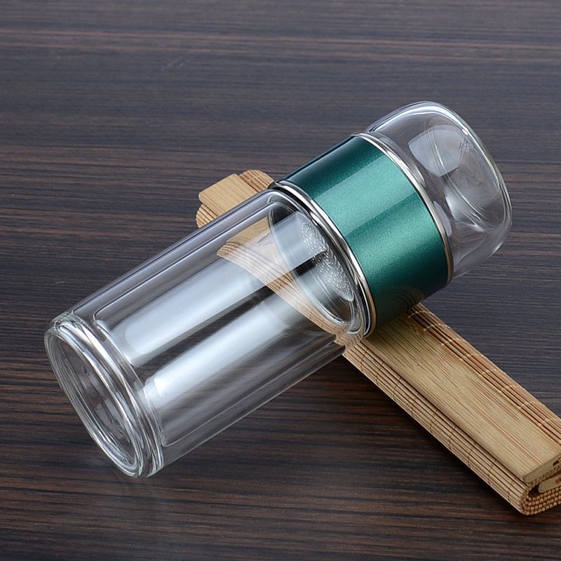 Glass Thermos with Tea Infuser - Whisk