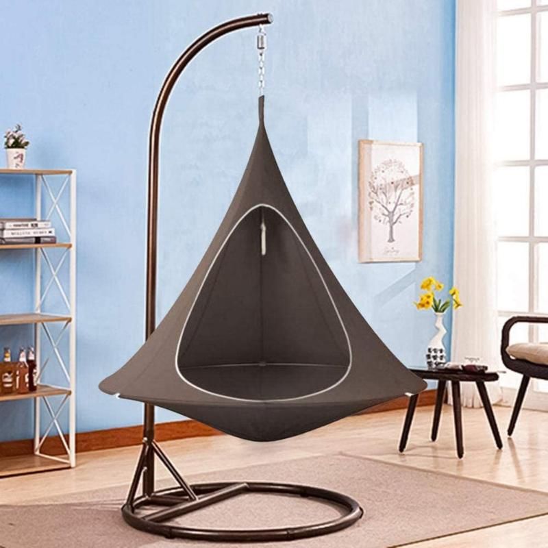 Hanging sofa with stand cheap