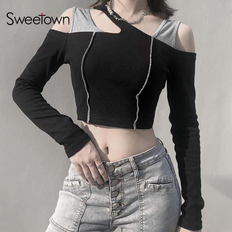 Slim Sexy T Shirts Gothic Punk Girls 