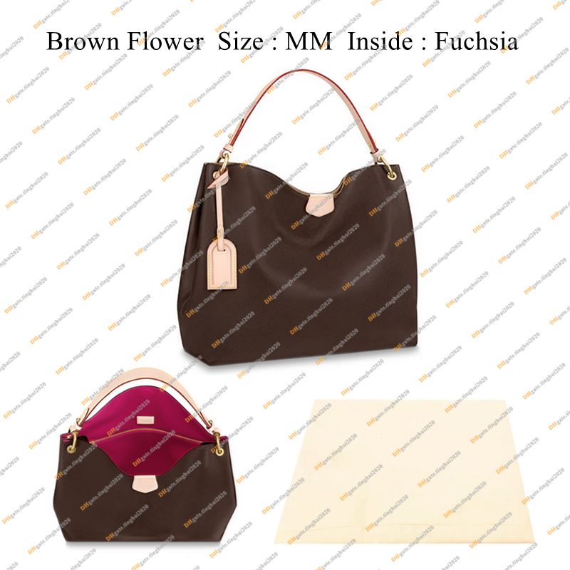 MM Brown Flower / Inner Fuchsia