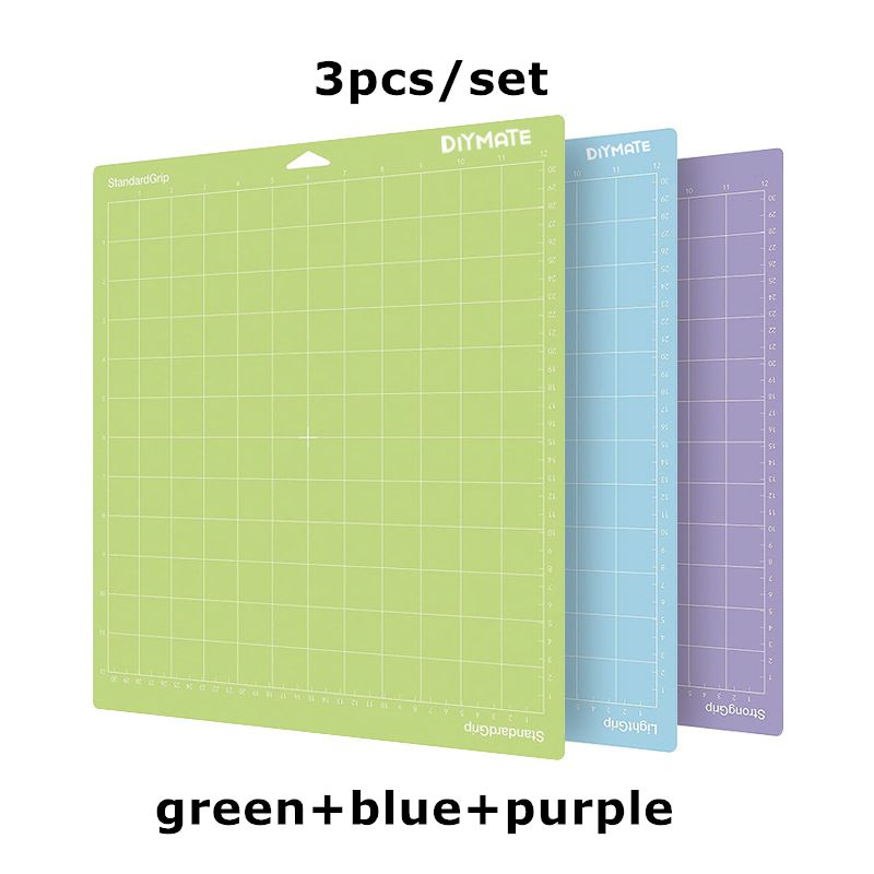 verde + azul + púrpura