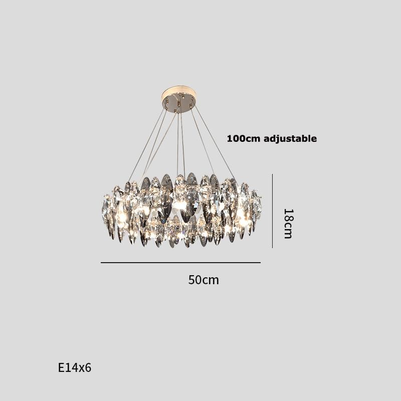 Cadre d'or Dia50cm lumière chaude