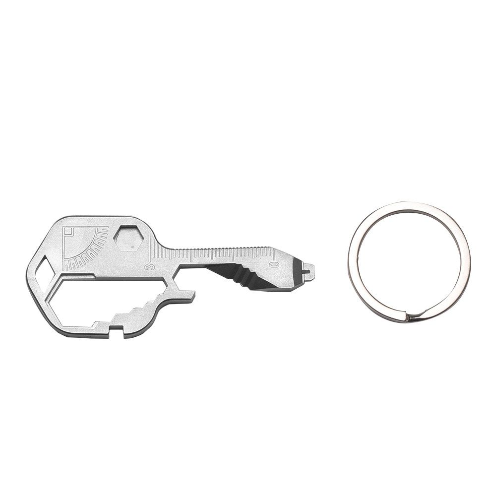 silver+key ring
