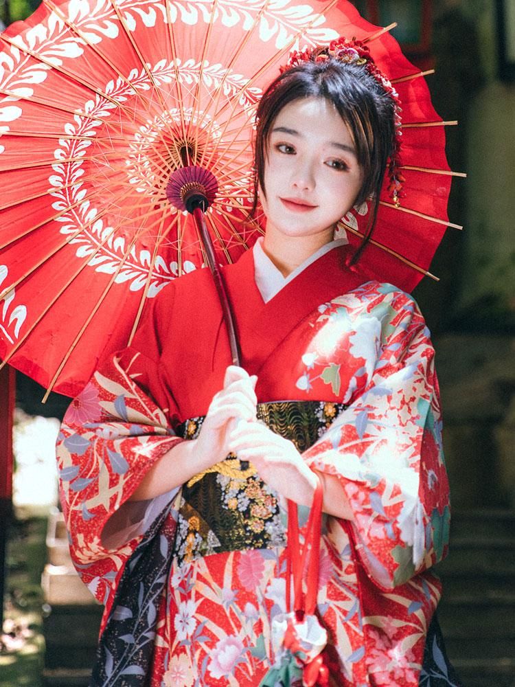 Ropa étnica 2021 Mujer Chica Kinomo Tradicional Ropa japonesa Robe Yukata Cosplay Estilo suelto Vintage
