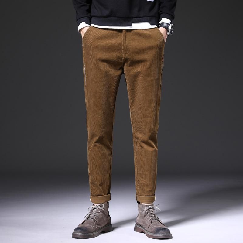 Acquistare Autunno Inverno 2021 Uomini Caldi Stretch Corduroy Pantaloni Di  Alta Qualità Pantaloni Lunghi Pantaloni Magro Pantaloni Addensano Pantaloni  Da Uomo Economico | Consegna Veloce E Qualità | It.Dhgate