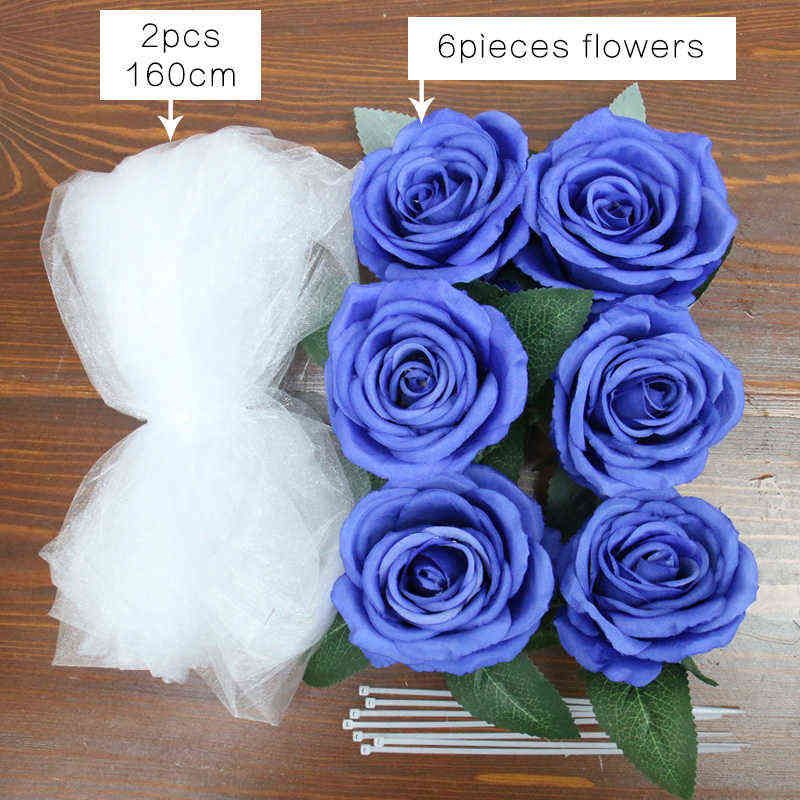 6 Pcs Blue