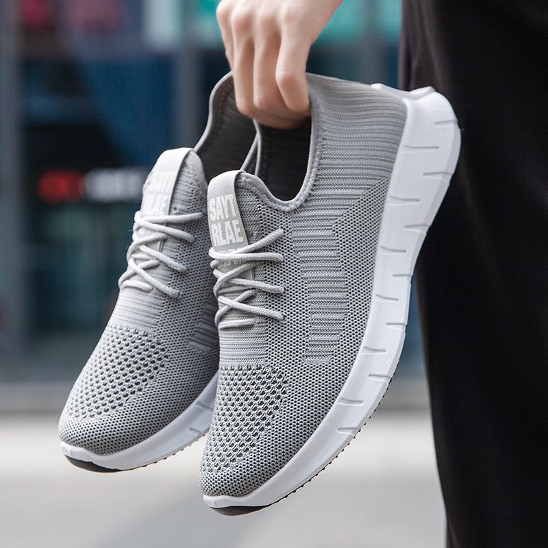 gray Non-Slip Unisex Light Breathable 