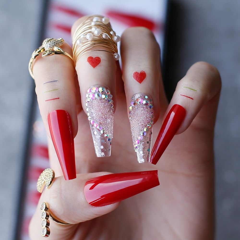 Valentine Nails Luxury Coffin Love Nails Red Acrylic False Nails Logo Customization Pink Caviar Ab Glitter Transparent Nail Gel From Fzyiyi10 23 36 Dhgate Com Valentine Nails Luxury Coffin Love Nails Red Acrylic False Nails Logo Customization Pink Caviar Ab Glitter Transparent Nail Gel From Fzyiyi10 23 36 Dhgate Com