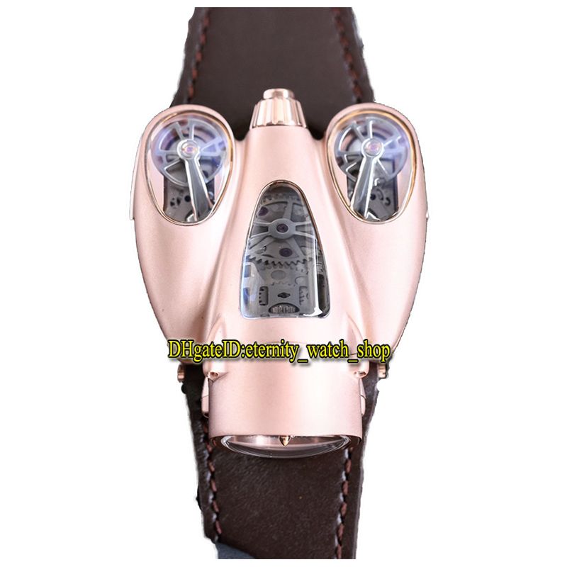 20330-A02 (1) Rose Gold Brown strap