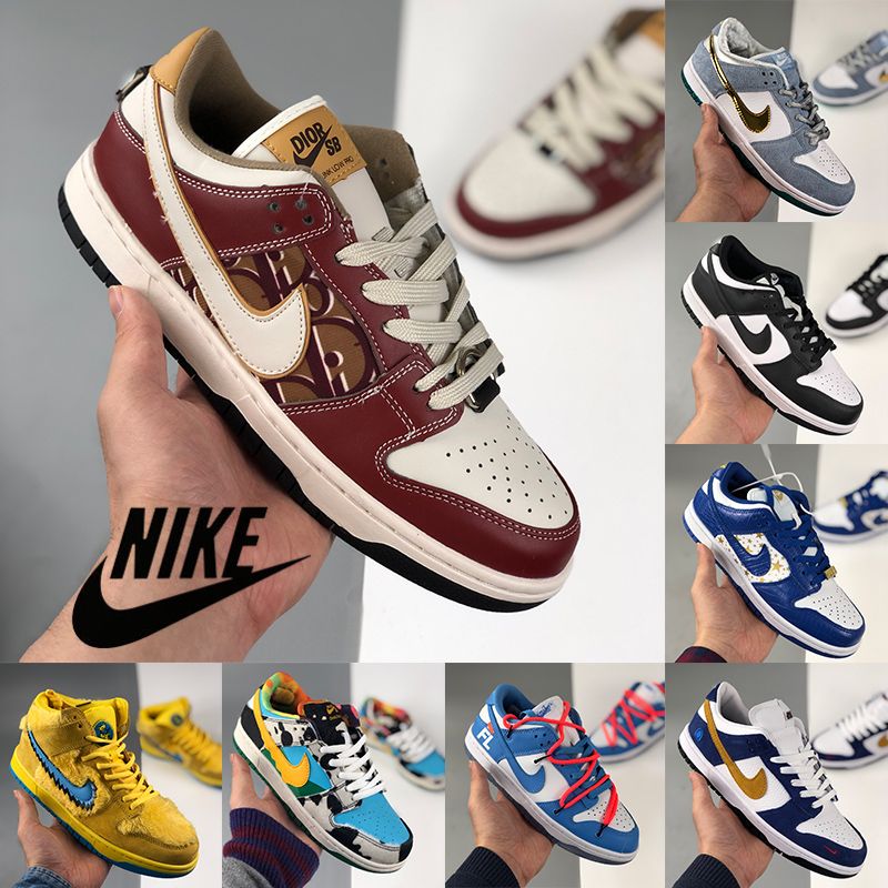 Acheter Pas Cher Nike SB Dunk Low Running Shoes X Dior Off Ours Blanches  Chunky Dunky Supreme Stars Stars Hommes Femmes Sports Sports De Haute  Qualité Taille 36 45 Du 33,59 € | Fr.Dhgate