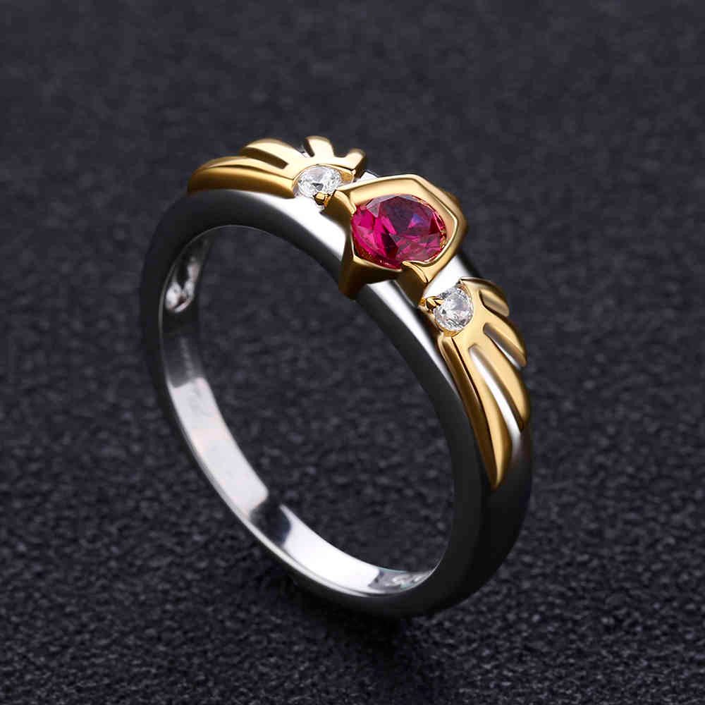 Compra Anillos Zelda Smirol Del Anillo De Compromiso De Plata Sterling 925  Ruby Hylian Shield Sterling 925 De Goron Sterling Barato | Entrega Rápida Y  Calidad | Es.Dhgate