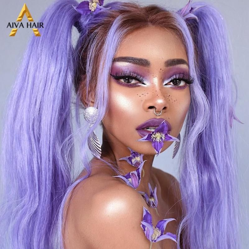 purple ombre wig