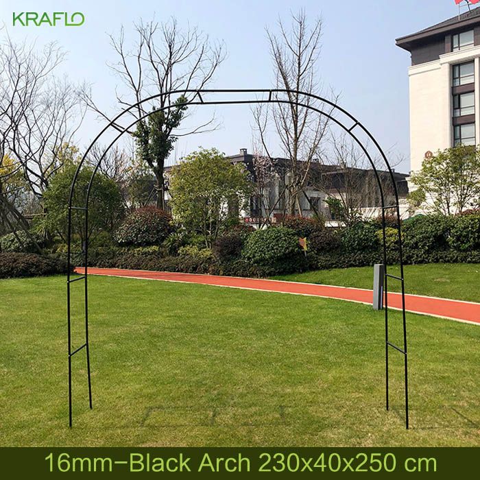 Arco da 16mm-nero 230 * 40 * 250 cm